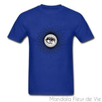 T Shirt Mandala "L’œil qui voit tout" Mandala Fleur de vie