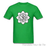 T Shirt Mandala Lotus Om Mandala Fleur de vie