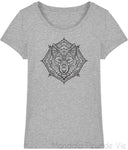 T-Shirt Mandala Loup Mandala Fleur de vie
