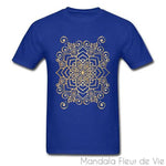T Shirt Mandala Or Mandala Fleur de vie
