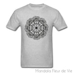 T Shirt Mandala Tête de Mort Mandala Fleur de vie
