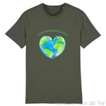 T Shirt Unisexe "Journée Internationale de la Terre" Mandala Fleur de vie