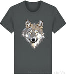 T-shirt Unisexe -Tête de Loup Mandala Fleur de vie