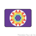 Tapis de Bureau Fleurs de Vie Chakras Mandala Fleur de vie