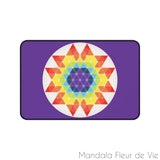 Tapis de Bureau Fleurs de Vie Chakras Mandala Fleur de vie