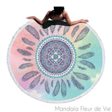 Tapis Mandala Attrape Rêves Plumes Mandala Fleur de vie