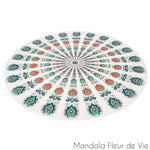 Tapis Mandala <br> Vintage Mandala Fleur de vie