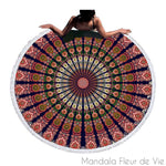Tapis Mandala Indien Roue Mandala Fleur de vie