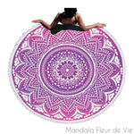 Tapis Mandala Violet Mandala Fleur de vie