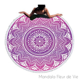 Tapis Mandala Violet Mandala Fleur de vie