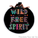 Tapis Mandala Wild Free Spirit Mandala Fleur de vie