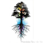 Tatouage Arbre de vie Mandala Mandala Fleur de vie