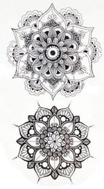 Tatouage Mandala <br>Fleur de Lotus Mandala Fleur de vie