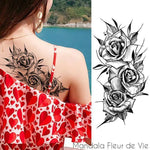 Tattoo 3 Roses Mandala Fleur de vie