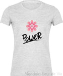 Tee shirt Vintage Flower Power 1970s Style Mandala Fleur de vie