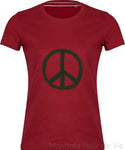 Tee shirt Vintage Signe Peace and Love Mandala Fleur de vie